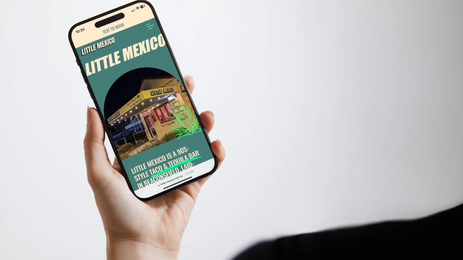 Little Mexico taco and tequila bar website by Digital Appearance Marketing